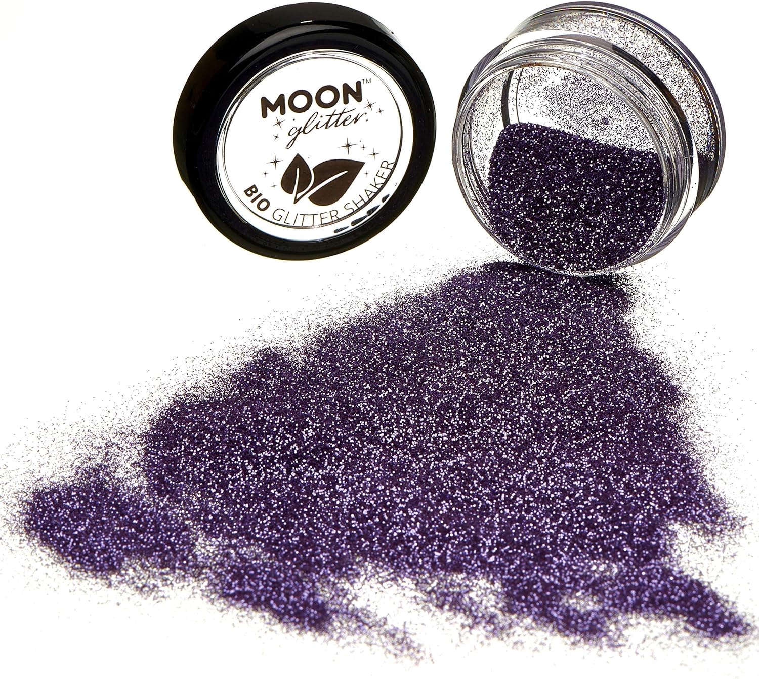 Smiffys Moon Glitter Bio Glitter Shakers, Lavender