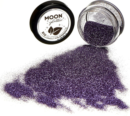 Smiffys Moon Glitter Bio Glitter Shakers, Lavender