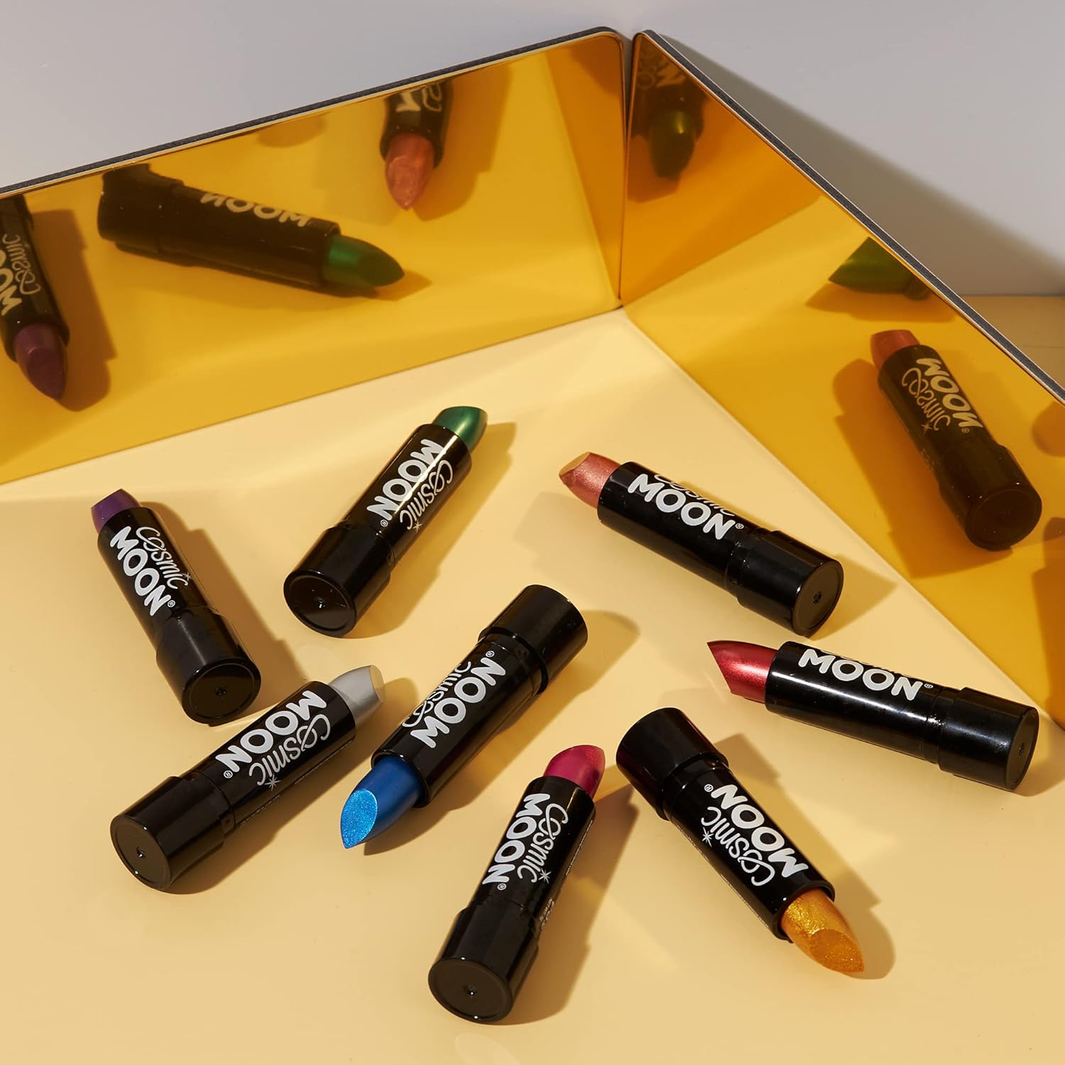Smiffys Cosmic Moon Metallic Lipstick, Blue