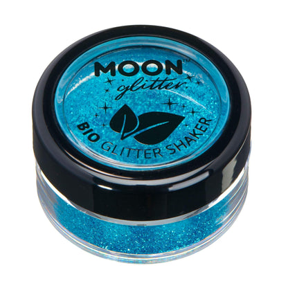 Smiffys Moon Glitter Bio Glitter Shakers, Blue