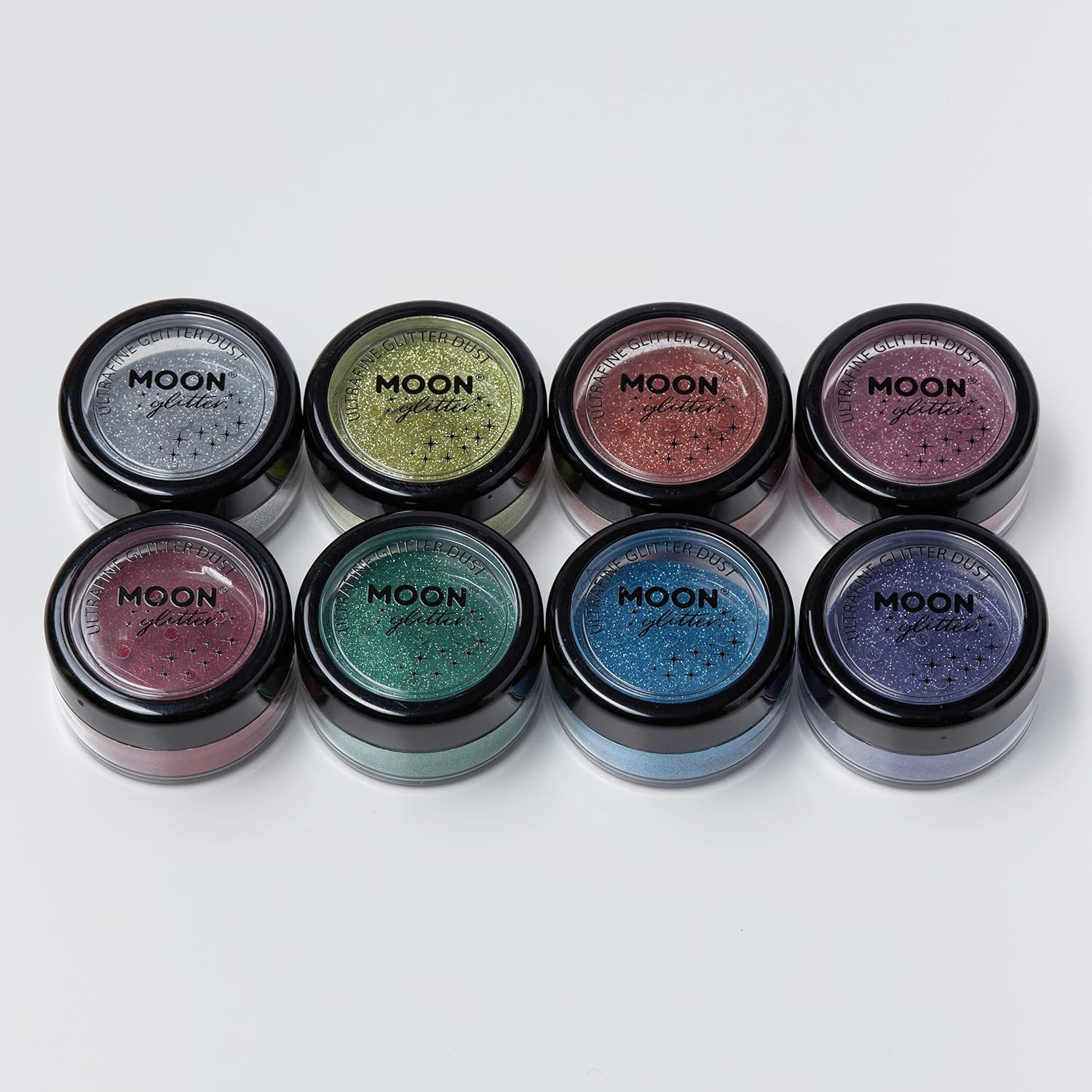Smiffys Moon Glitter Classic Ultrafine Glitter Dust, Silve