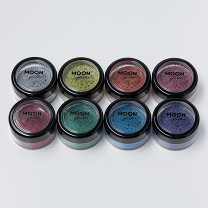 Smiffys Moon Glitter Classic Ultrafine Glitter Dust, Silve