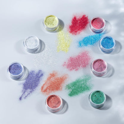 Smiffys Moon Glitter Classic Ultrafine Glitter Dust, Silve