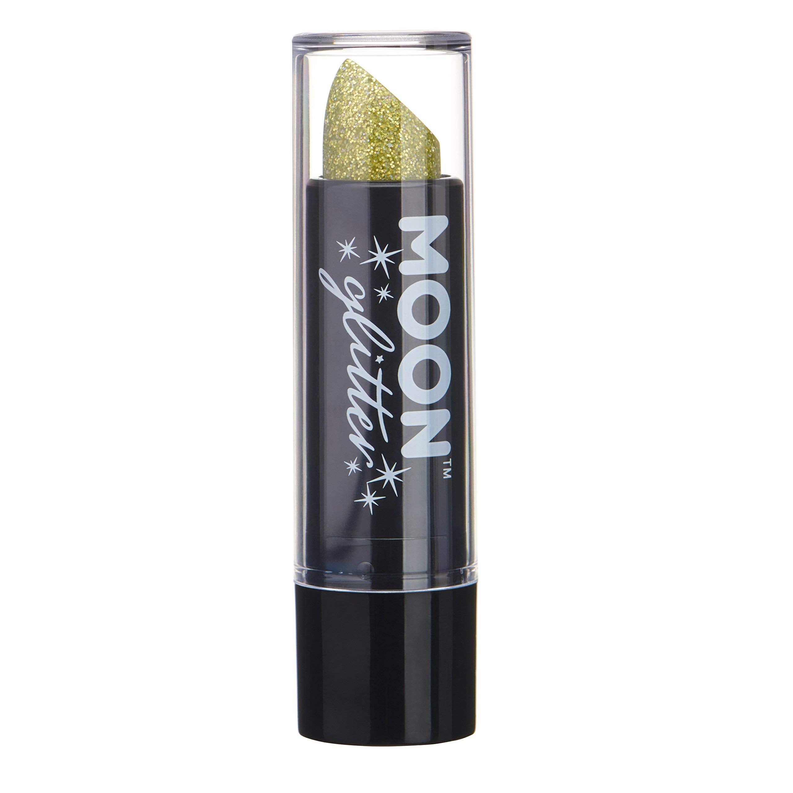 Smiffys Moon Glitter Holographic Glitter Lipstick, Gold
