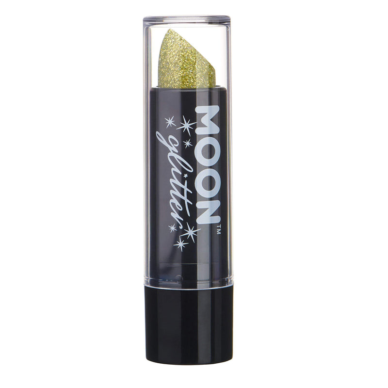 Smiffys Moon Glitter Holographic Glitter Lipstick, Gold
