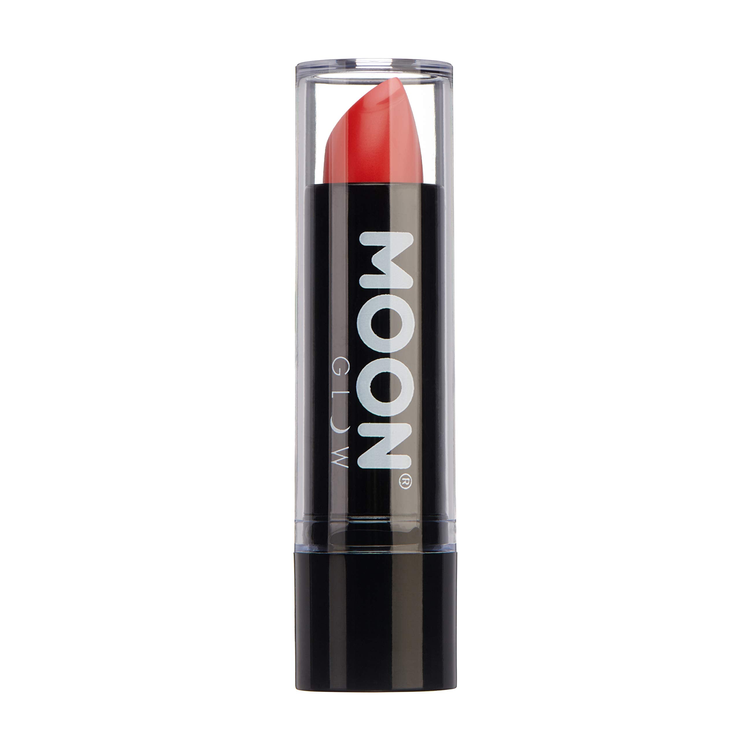 Smiffys Moon Glow Intense Neon UV Lipstick, Intense Red