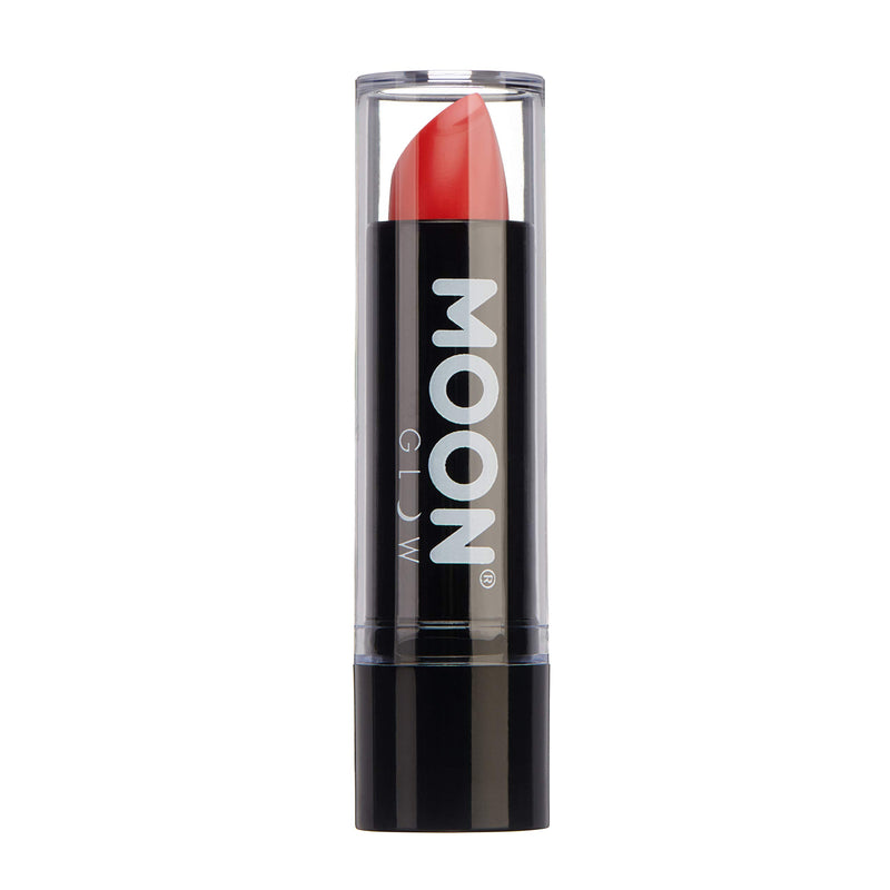 Smiffys Moon Glow Intense Neon UV Lipstick, Intense Red