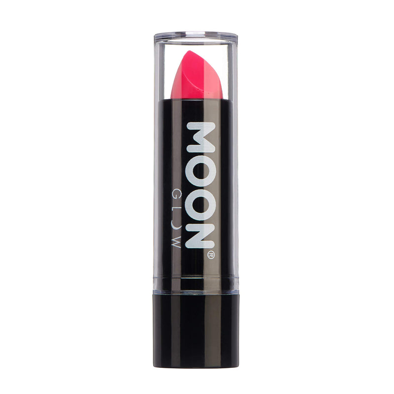 Smiffys Moon Glow Intense Neon UV Lipstick, Intense Pink