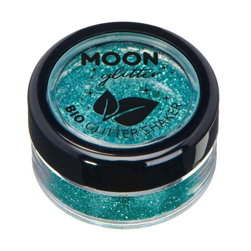 Smiffys Moon Glitter Bio Glitter Shakers, Turquoise