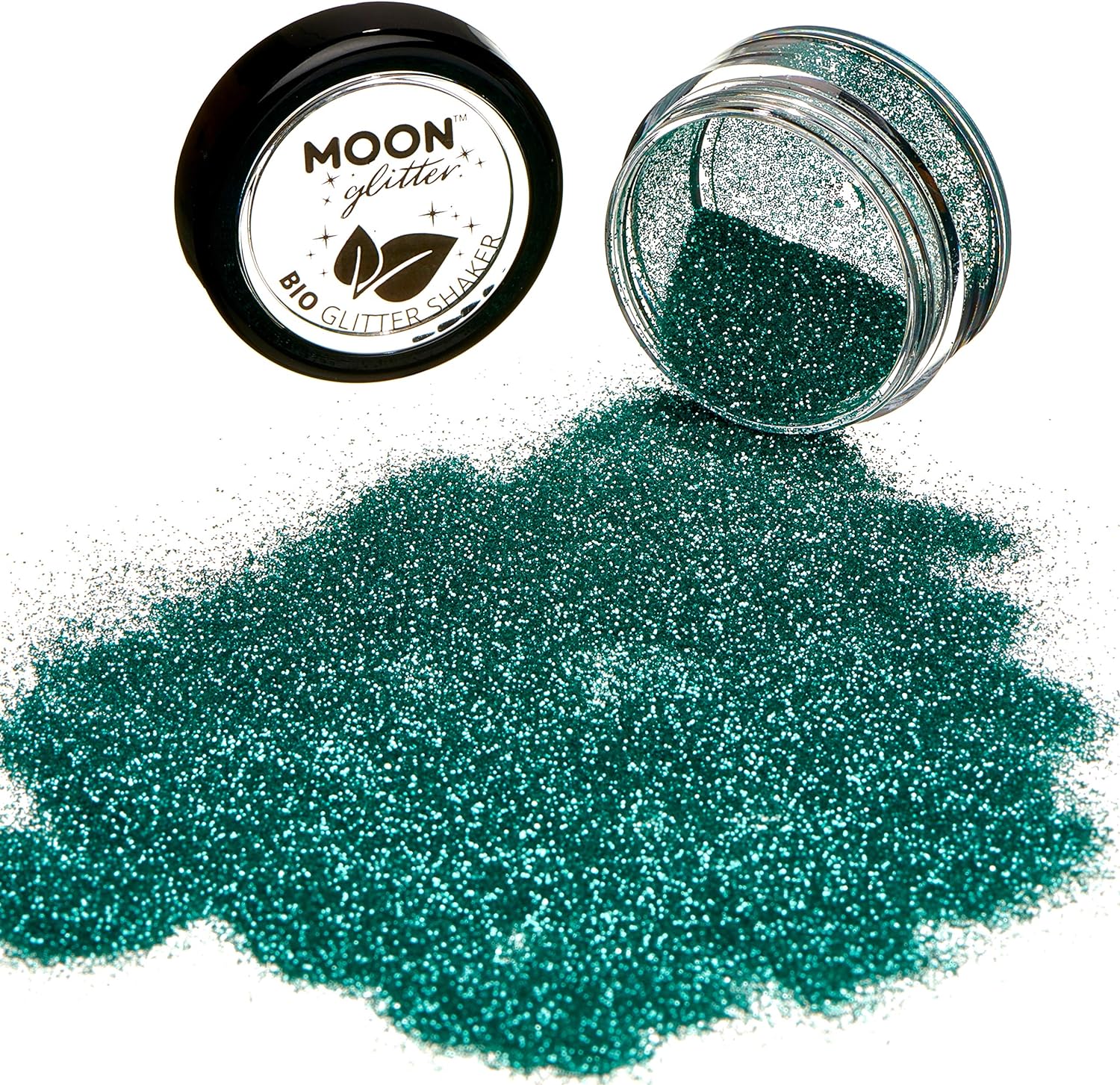 Smiffys Moon Glitter Bio Glitter Shakers, Turquoise
