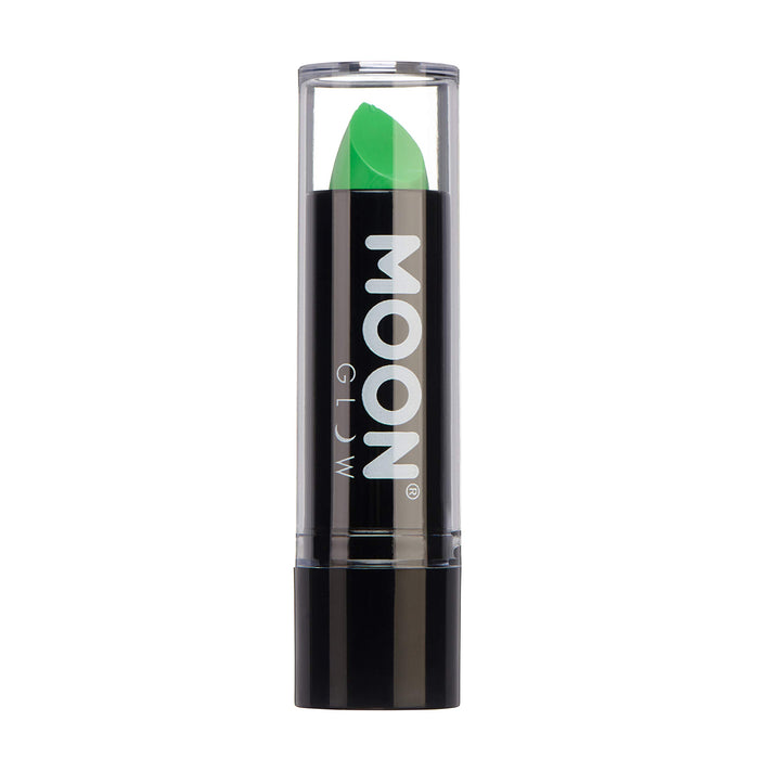 Smiffys Moon Glow Intense Neon UV Lipstick, Intense Green