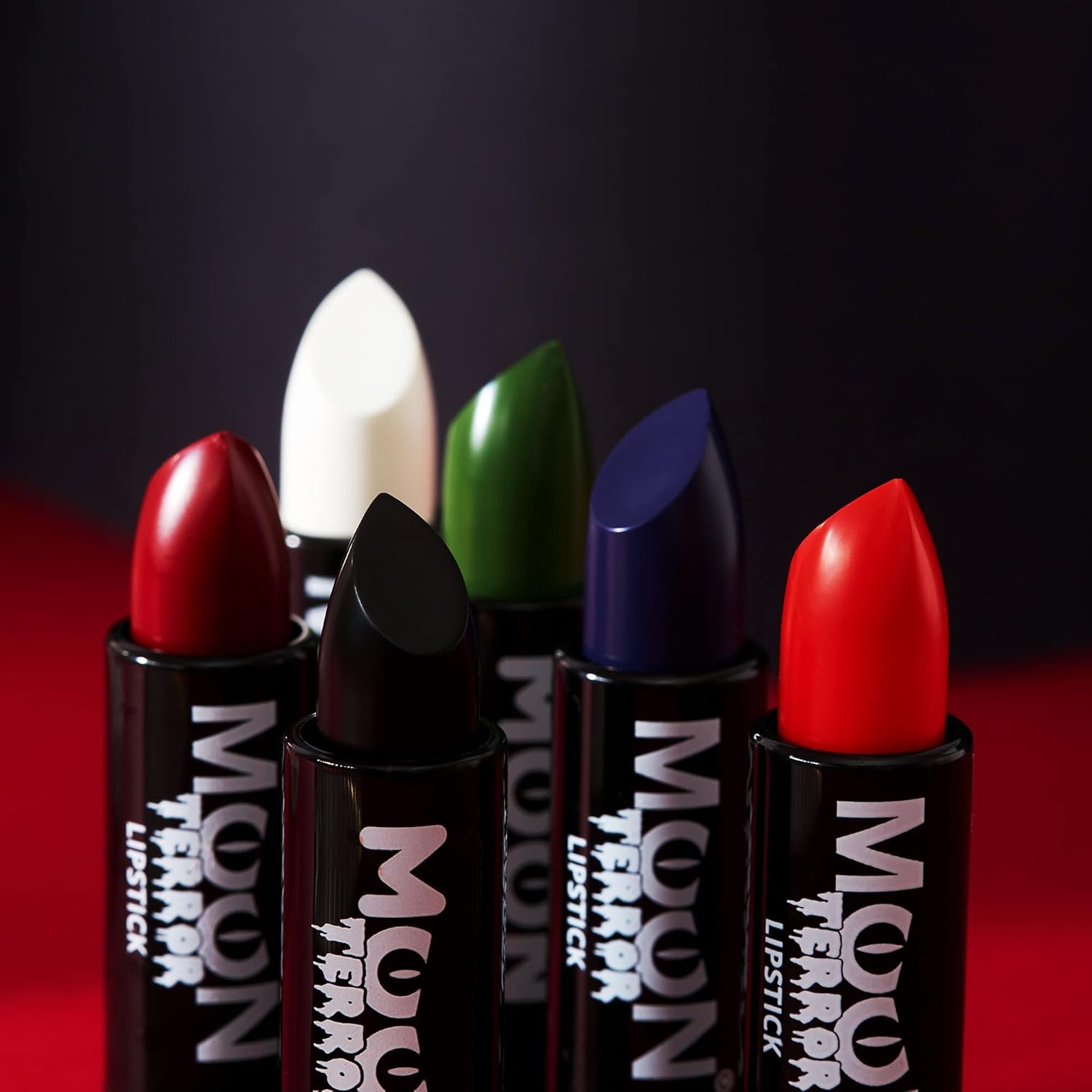 Smiffys Moon Terror Halloween Lipstick, Black