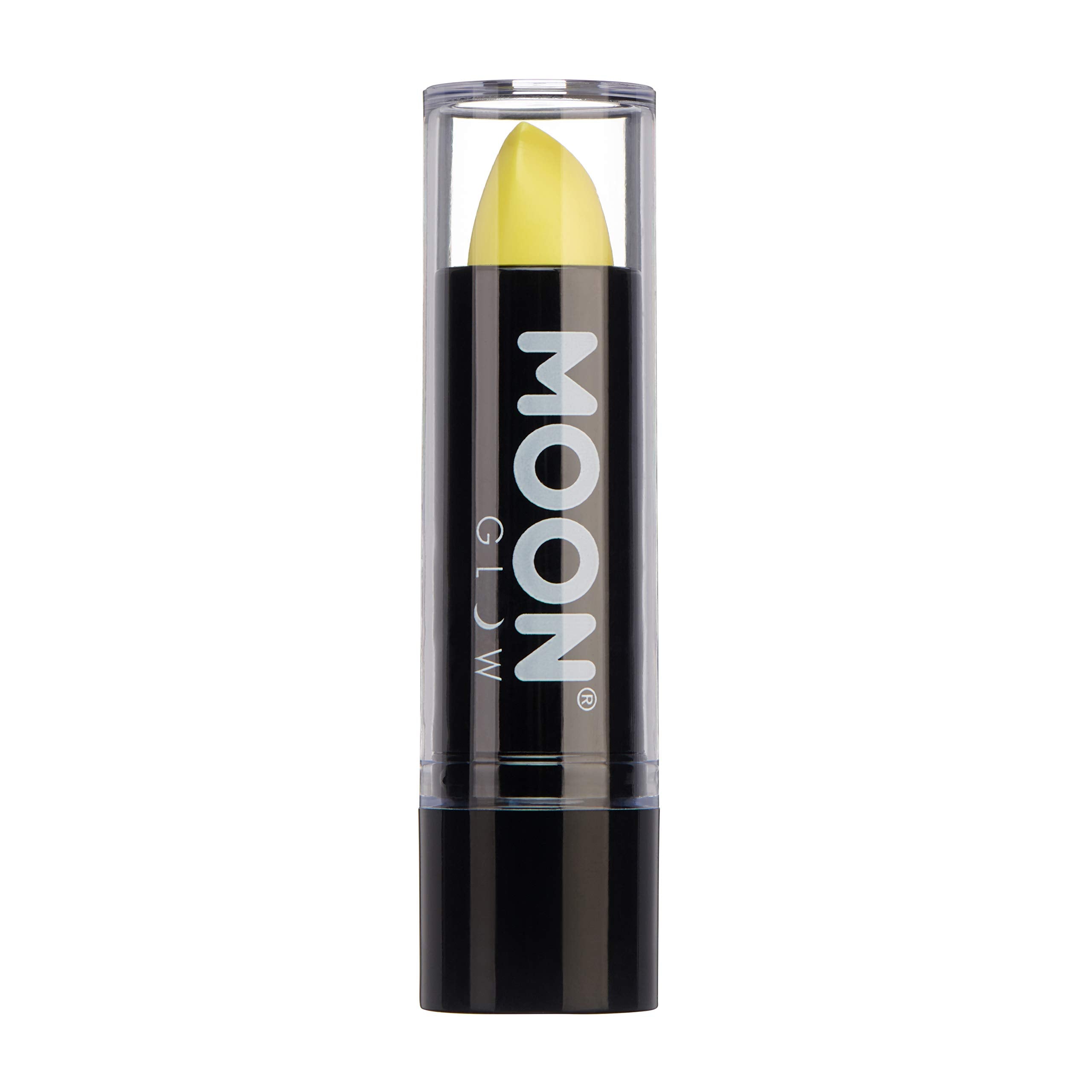 Smiffys Moon Glow Pastel Neon UV Lipstick, Pastel Yellow