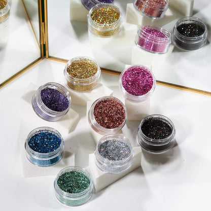 Smiffys Moon Glitter Holographic Glitter Shakers,Rose Gold