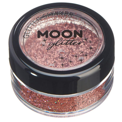 Smiffys Moon Glitter Holographic Glitter Shakers,Rose Gold