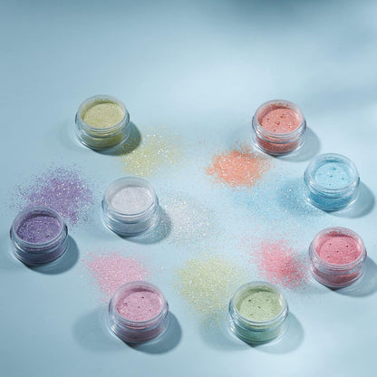 Smiffys Moon Glitter Pastel Glitter Shakers, White
