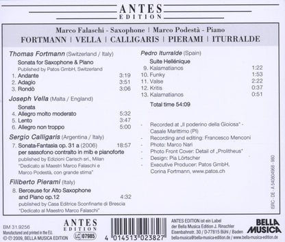 Sonatas for Saxophone & PN