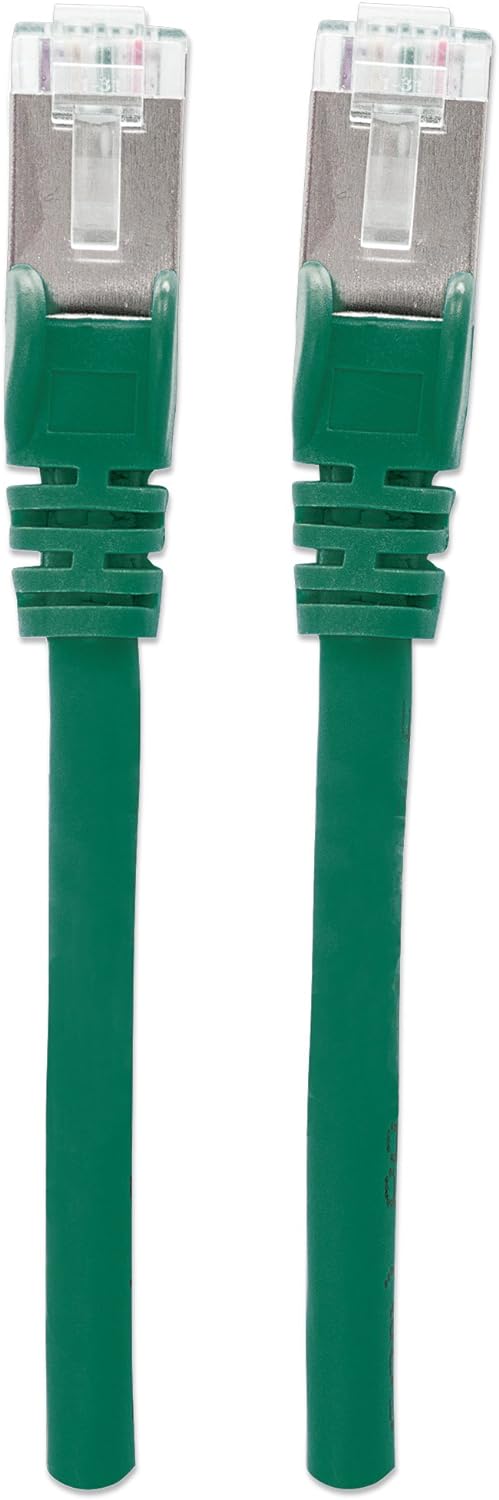 Intellinet 350624 Netzwerkkabel Cat6A SFTP 100% Kupfer RJ-45 Stecker/RJ-45 Stecker, 2 m grün