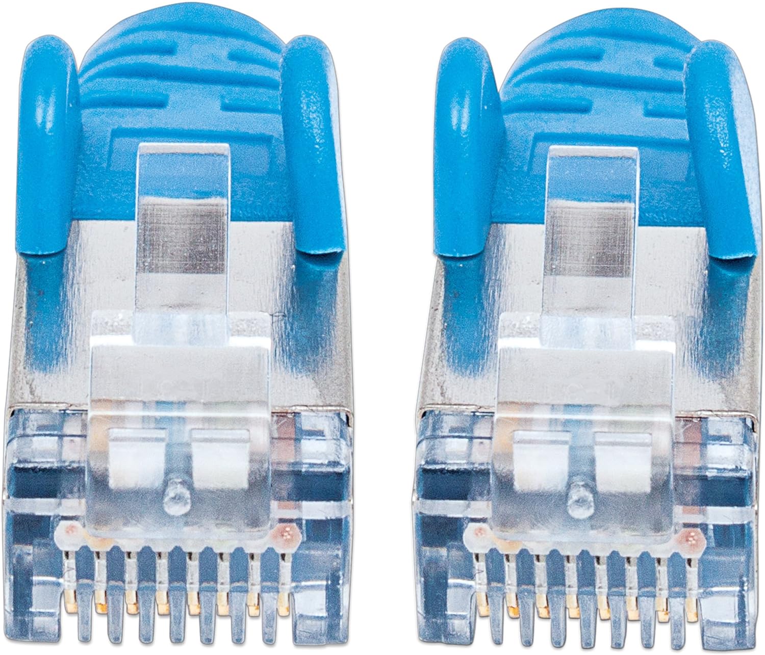 Intellinet Network Patch Cable, Cat6, 3m, Blue, Copper, S/FTP, LSOH / LSZH, PVC, RJ45, Gold Plated Contacts, Snagless, Booted, Polybag 3 m Cat6, S/FTP, Copper, LSOH Blue