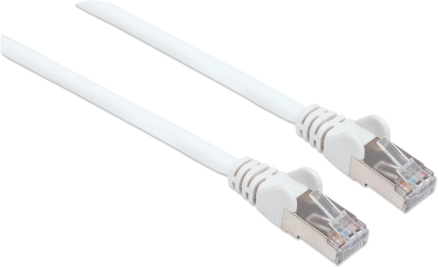INTELLINET PATCHKABEL RJ45 S/FTP CAT6 10M LSOH HEBELS. WEISS