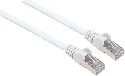INTELLINET PATCHKABEL RJ45 S/FTP CAT6 10M LSOH HEBELS. WEISS