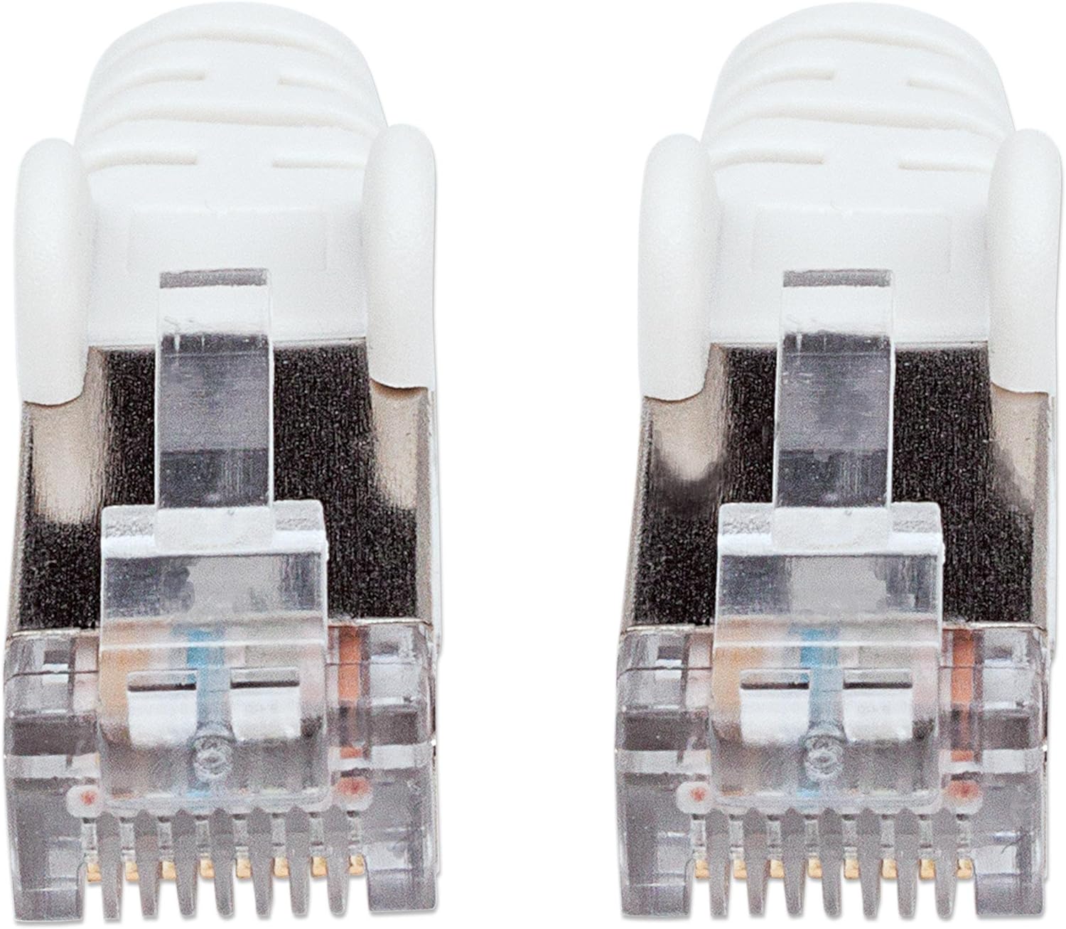 INTELLINET PATCHKABEL RJ45 S/FTP CAT6 10M LSOH HEBELS. WEISS