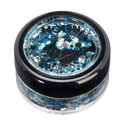 Smiffys Moon Glitter Mystic Bio Chunky Glitter