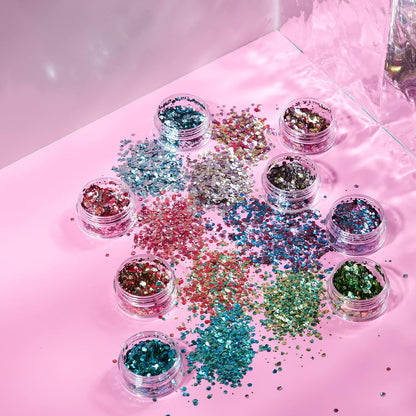 Smiffys Moon Glitter Mystic Bio Chunky Glitter