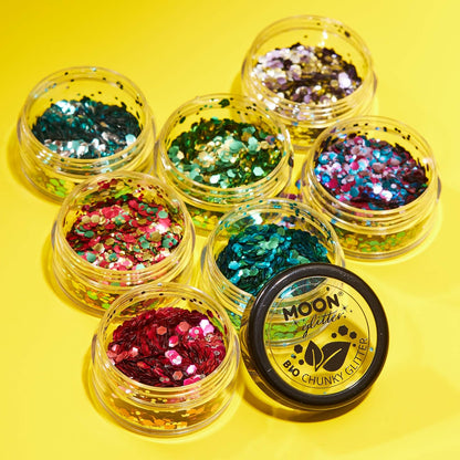 Smiffys Moon Glitter Mystic Bio Chunky Glitter