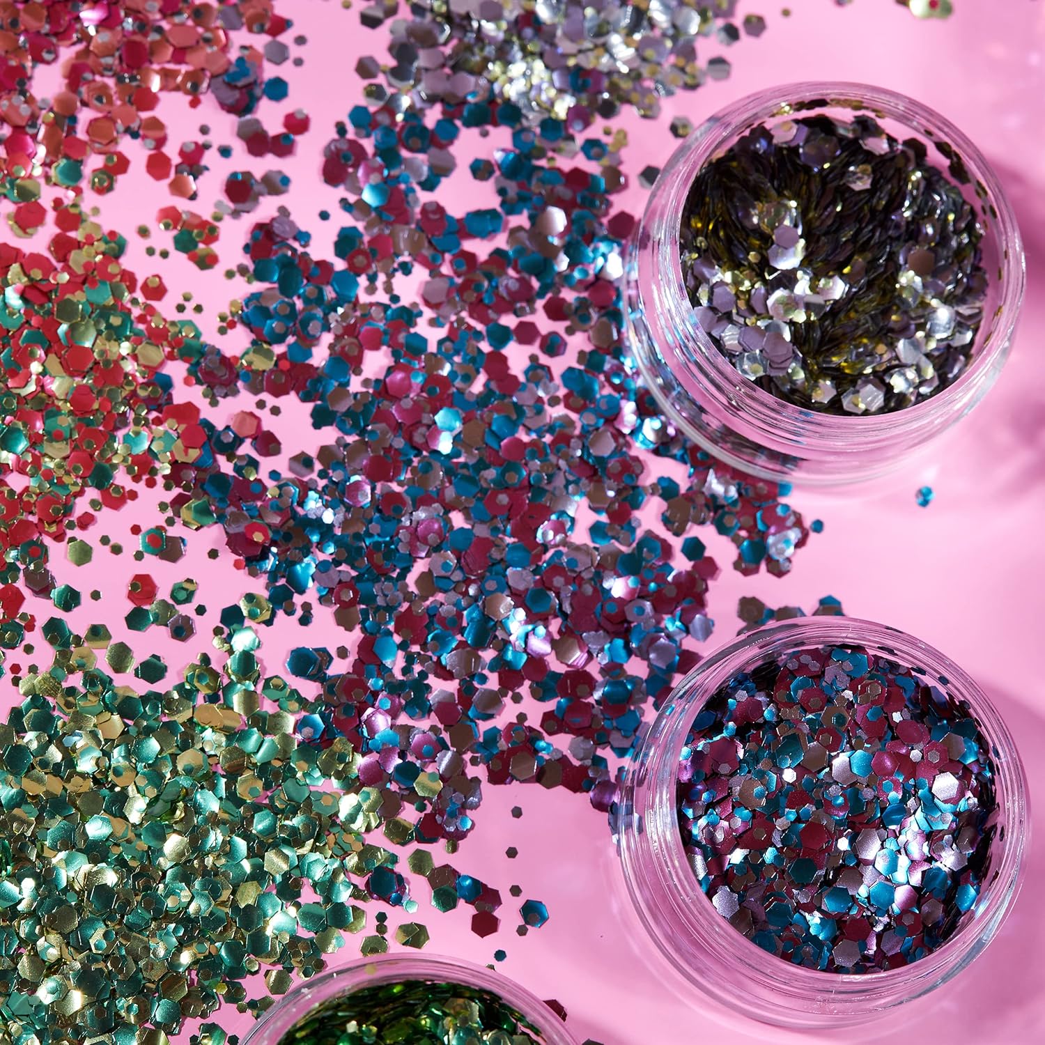 Smiffys Moon Glitter Mystic Bio Chunky Glitter