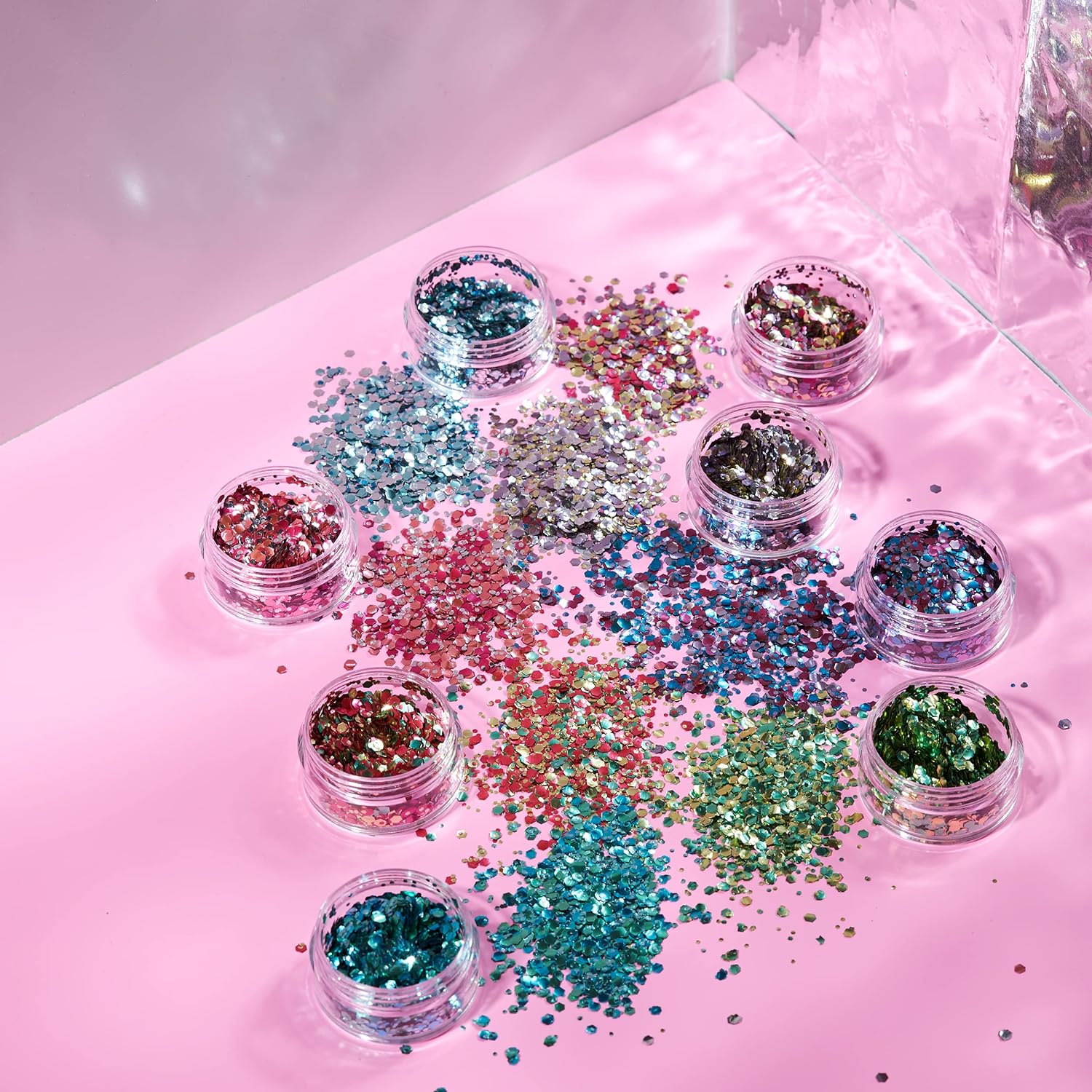 Smiffys Moon Glitter Mystic Bio Chunky Glitter