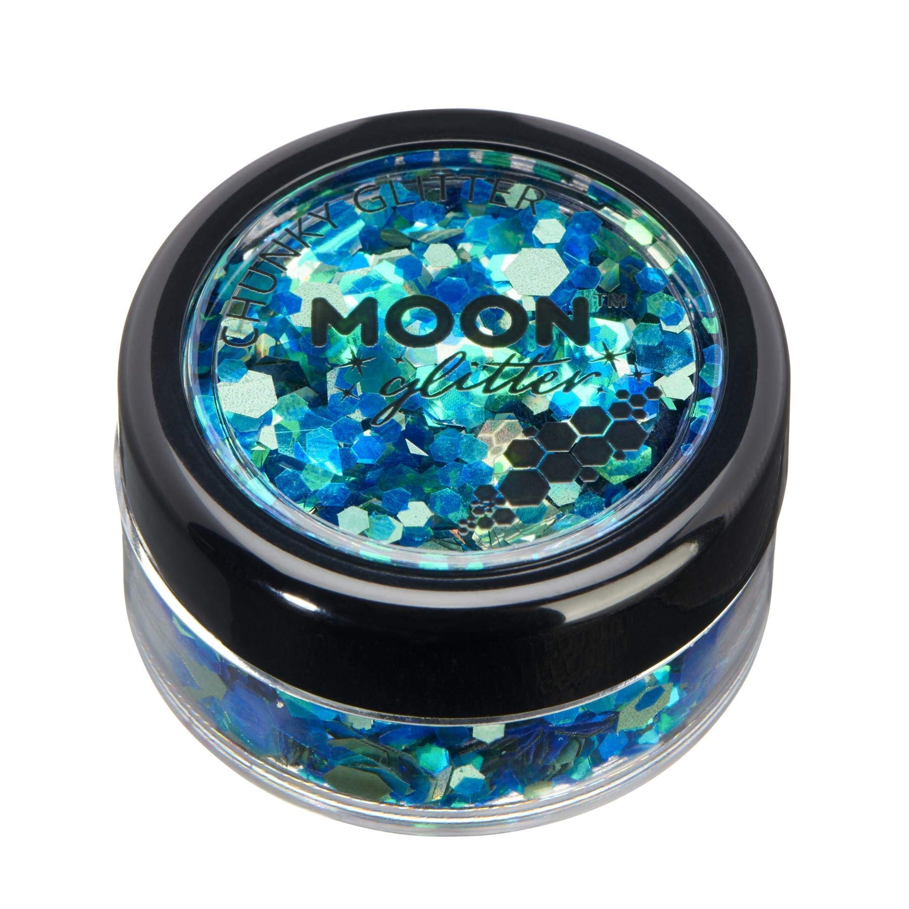 Smiffys Moon Glitter Mystic Chunky Glitter, Mixed Colours