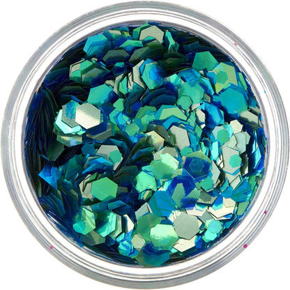 Smiffys Moon Glitter Mystic Chunky Glitter, Mixed Colours