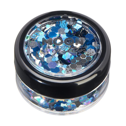 Smiffys Moon Glitter Mystic Chunky Glitter, Mixed Colours