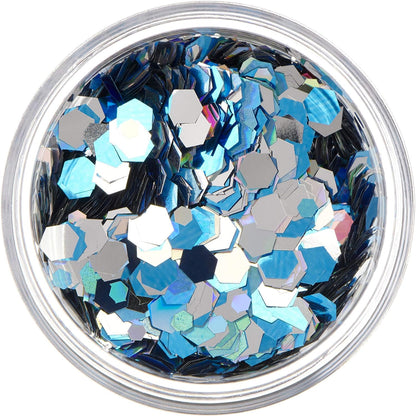 Smiffys Moon Glitter Mystic Chunky Glitter, Mixed Colours