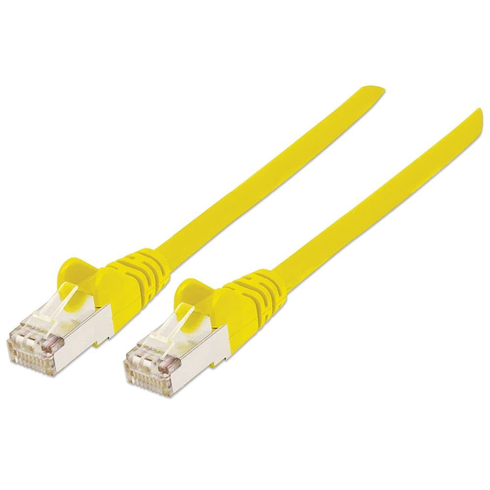 Intellinet CAT6 – Cable de Red S/FTP ls0h 2 m Amarillo Conector RJ-45 a Conector RJ-45, contactos Dorados