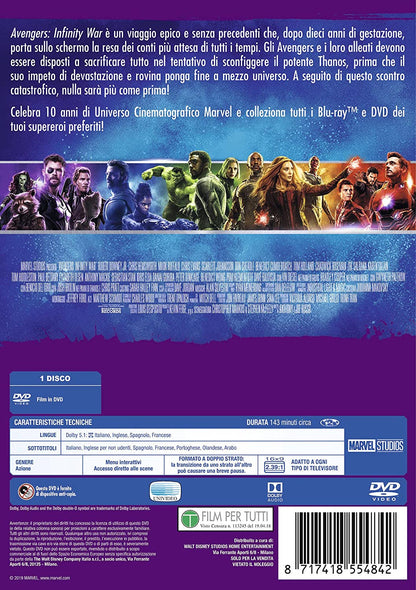 Avengers Infinity - 10° Anniversario