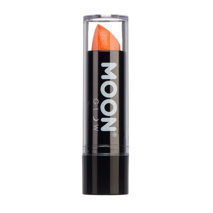 Smiffys Moon Glow - Neon UV Glitter Lipstick, Orange