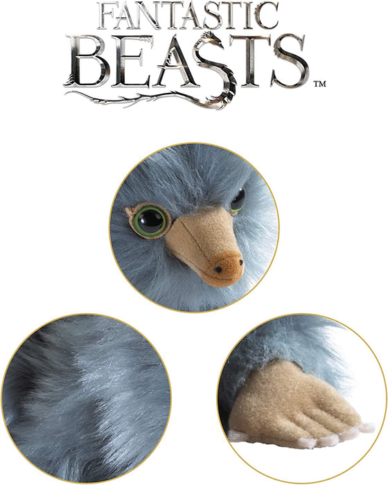 The Noble Collection Grey Baby Niffler Plush Officially Licensed 9in (23cm) Fantastic Beasts Toy Dolls Magical Creatures Plush - For Kids & Adults