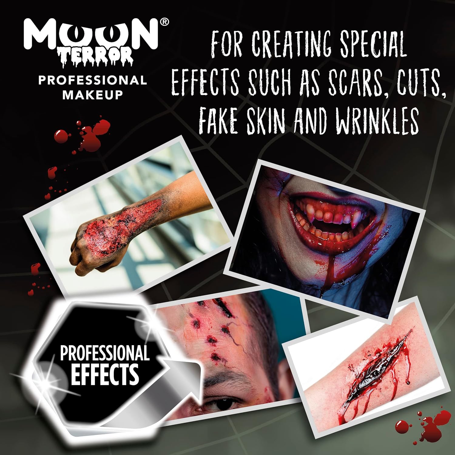 Smiffys Moon Terror Pro FX Scar Wax, White