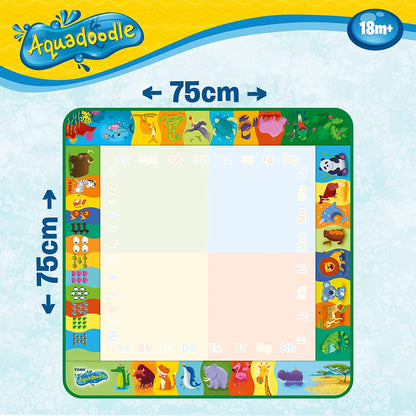 Aquadoodle Classic Large Water Doodle Mat, Official TOMY No Mess Colouring and Drawing Game, Suitable for Toddlers and Children From 18 Months+