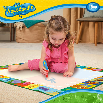 Aquadoodle Classic Large Water Doodle Mat, Official TOMY No Mess Colouring and Drawing Game, Suitable for Toddlers and Children From 18 Months+