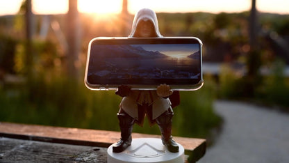 Cable Guys - Assassins Creed Ezio Gaming Accessories Holder & Phone Holder for Most Controller (Xbox, Play Station, Nintendo Switch) & Phone