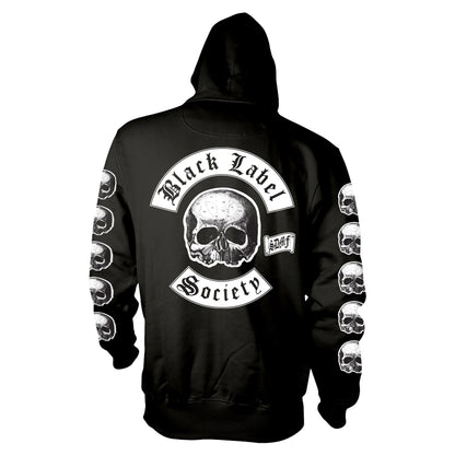 BLACK LABEL SOCIETY - LOGO BLACK Hooded Sweatshirt Large