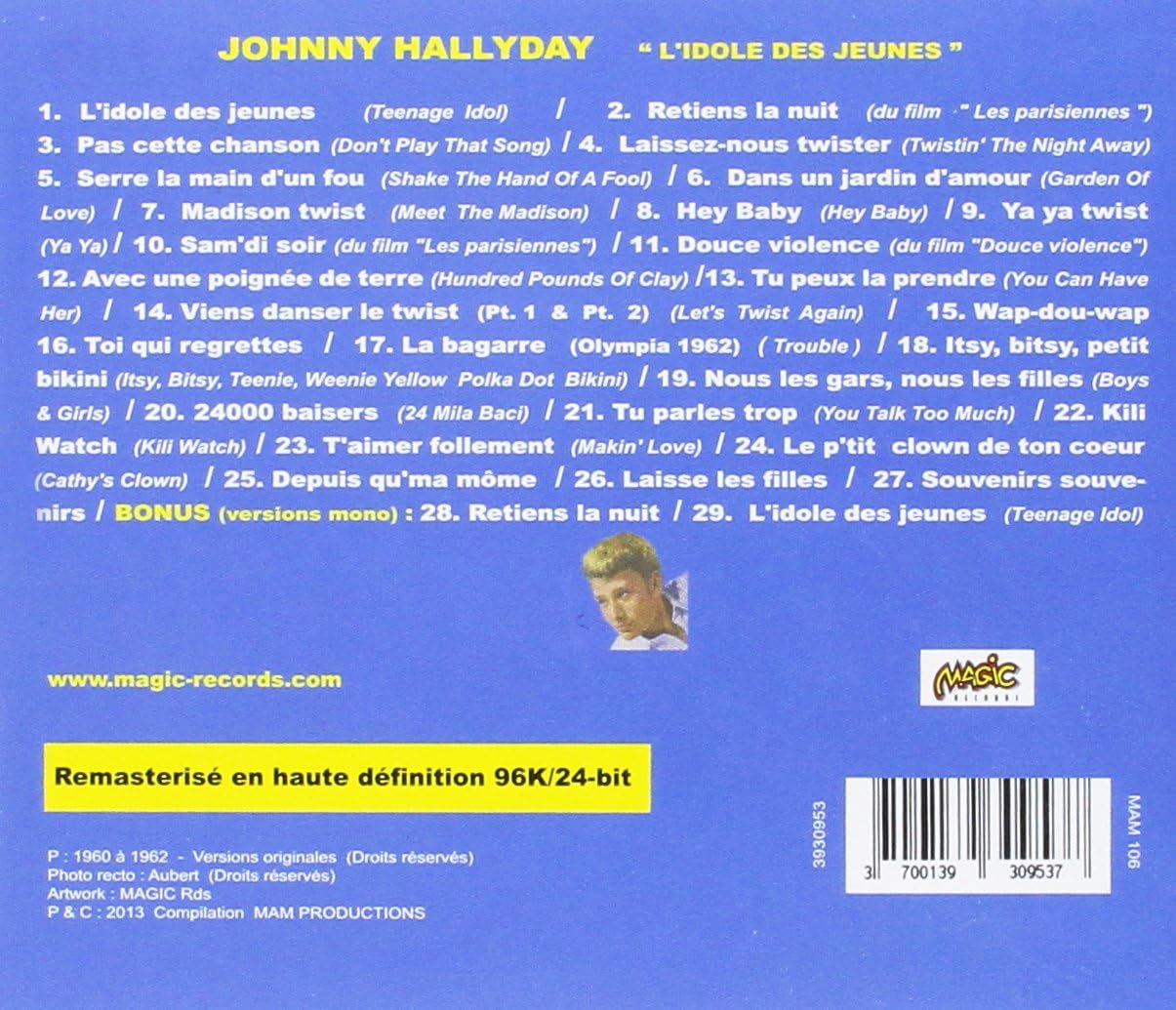 L'idole Des Jeunes...29 Tracks