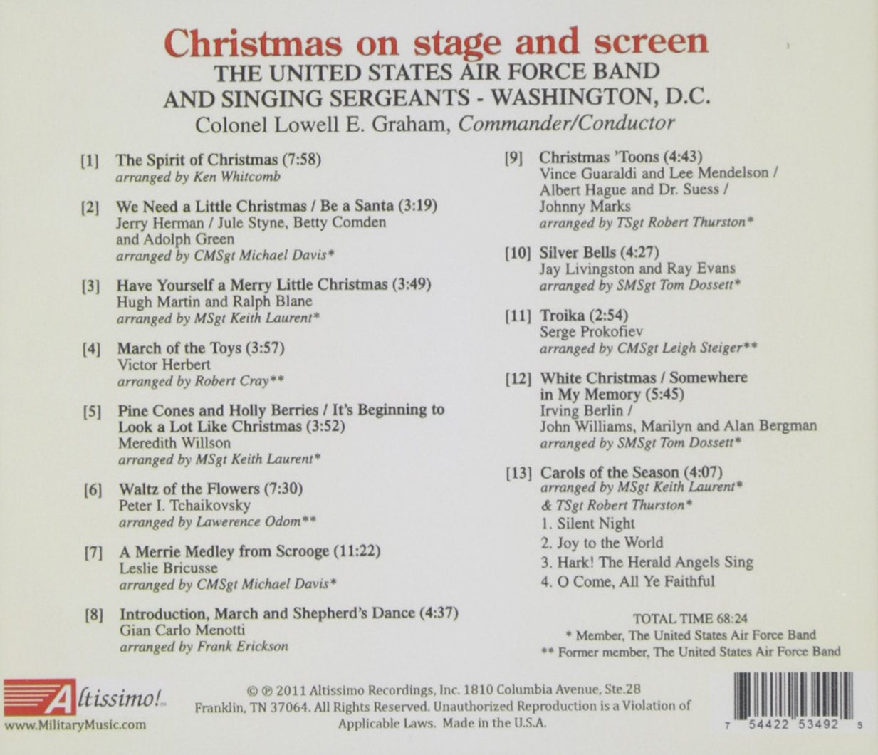 Christmas on Stage & Screen