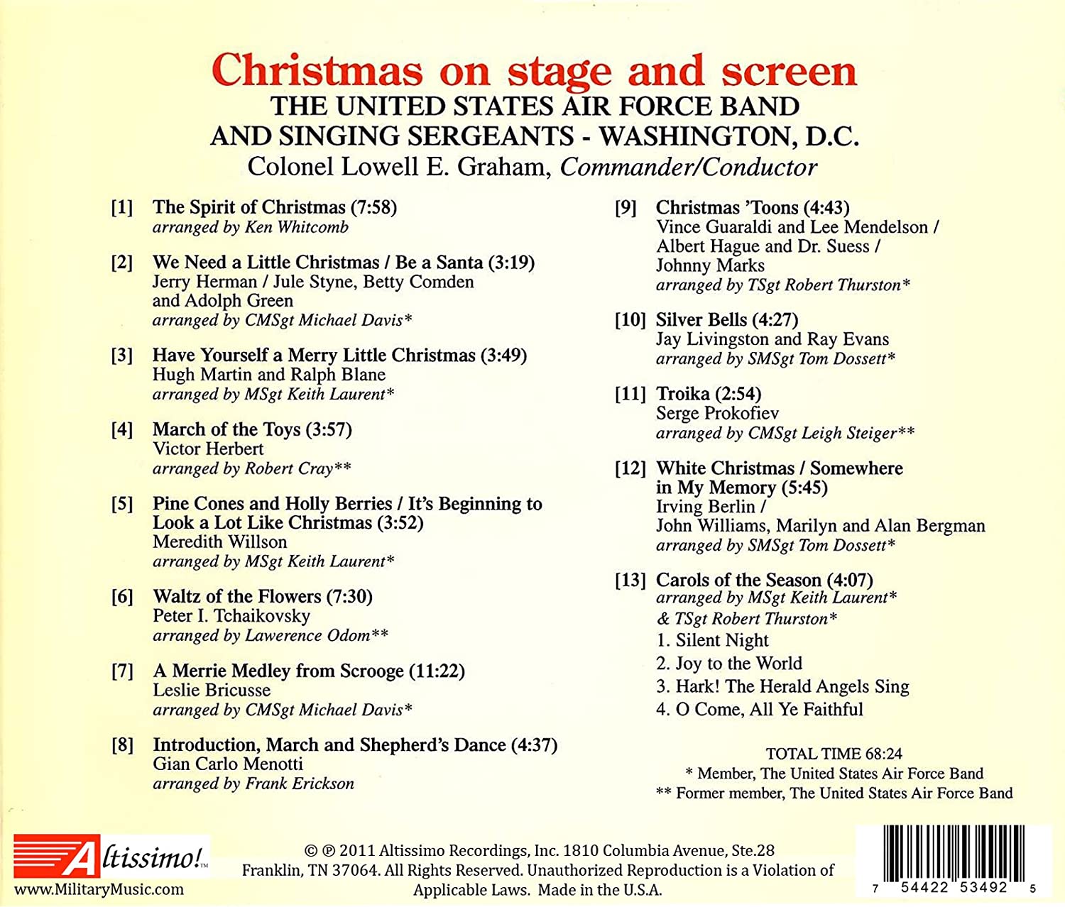 Christmas on Stage & Screen