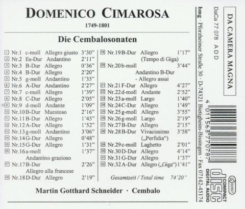 Die Cembalosonaten