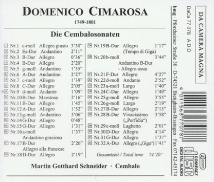 Die Cembalosonaten