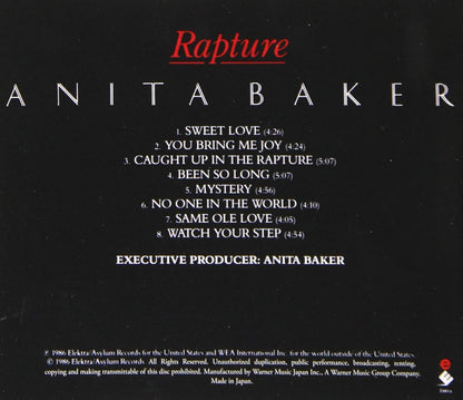 Rapture (Japanese UHQCD x MQA Pressing)